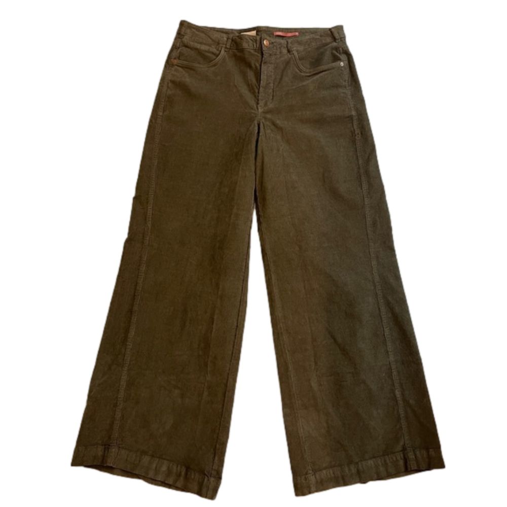 Pilcro and the Letterpress Olive Wide Leg Pants